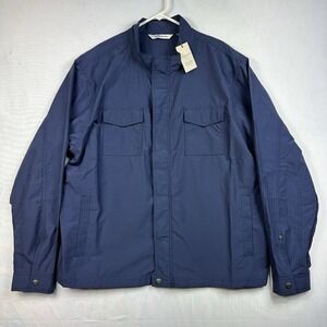 NWT Peter Millar Crown Rambler Jacket Navy Blue Mens 2XL Full Zip MS24Z05‎ $250